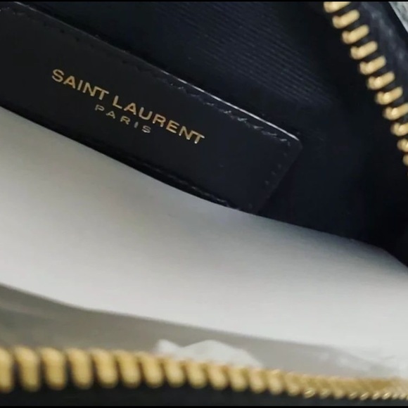 MSRP$1195 NWT! BNIB! YSL Saint Laurent Lou Baby Quilted Grain de Poudre Belt Bag - Picture 11 of 16
